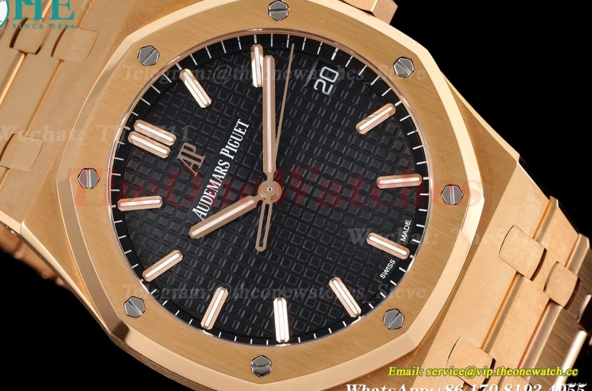 RG 15500 A4302 Mod ZF Oak Dial 41mm Black Royal RG V2 0304